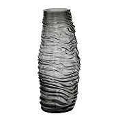  Ваза «Ванесса», полосы, 30х12 см, стекло, серая 10872819 