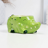 Кашпо "Крокодил Геннадий" 14х9х8см 10631595 Кашпо "Крокодил Геннадий" 14х9х8см 10631595