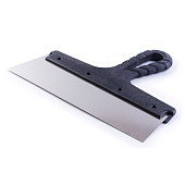 Шпатель 250мм, пластмассовая ручка, антикоррозийное покрытие Шпатель 250мм, пластмассовая ручка, антикоррозийное покрытие