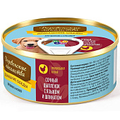  Влажный корм для щенков Домашние обеды, 100 гр, цыпленок/язык 