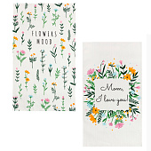 Набор полотенец кухонных «Доляна» Flowers mood, 35?60 см -2 шт., хлопок 100%, вафля 160 г/м? 7690558 Набор полотенец кухонных «Доляна» Flowers mood, 35?60 см -2 шт., хлопок 100%, вафля 160 г/м? 7690558