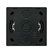  Розетка накладная с заземлением, цвет черн. бархат, Lezard LETO 