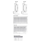  Радиатор стальной панельный C22-300 600мм (Россия) 