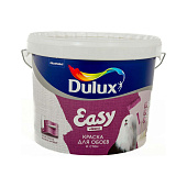  Краска Dulux EASY для обоев и стен матовая BW 10л 