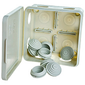 Коробка распр. ОП 100х100х55мм IP54 бел. С3В108 Коробка распр. ОП 100х100х55мм IP54 бел. С3В108