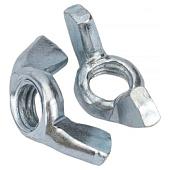 Гайка барашковая DIN315 М10, 6шт, цинк Гайка барашковая DIN315 М10, 6шт, цинк