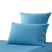 Комплект постельного белья Karteks, евро, вареный хлопок, на пуговицах, VH 08 Комплект постельного белья Karteks, евро, вареный хлопок, на пуговицах, VH 08