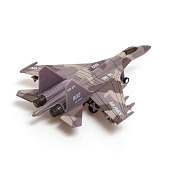 Истребитель металлический Автоград Воздушные силы, инерционный, свет и звук, коричневый, 7986151 Истребитель металлический Автоград Воздушные силы, инерционный, свет и звук, коричневый, 7986151
