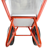 Тачка 2х-колесн. строительная 'Чибис' 110л/320кг усил (3.25-8 оц кузов 0,8 мм) 6418-1S Тачка 2х-колесн. строительная 'Чибис' 110л/320кг усил (3.25-8 оц кузов 0,8 мм) 6418-1S