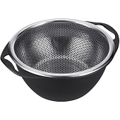 Набор 2пр., дуршлаг, миска с ручками 22 см Linea PRONTO 93-PRO-37-22