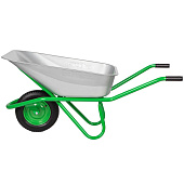 Тачка садово-строительная 1 колесная груз-ть 170 кг, обьем 90 л// Сибртех 689633 Тачка садово-строительная 1 колесная груз-ть 170 кг, обьем 90 л// Сибртех 689633