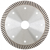  Диск алмазный 125х22,2мм, турбо с лазерной перфорацией, сухое резание, Gross 