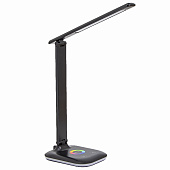 Светильник настольный LED 10Вт UL621 сенсор регулир темп света RGB черный /Ultra Light