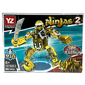 Конструктор Ninjas трансформер ниндзя - робот, 96 деталей, 19х14 см, YZ7089-2 Конструктор Ninjas трансформер ниндзя - робот, 96 деталей, 19х14 см, YZ7089-2