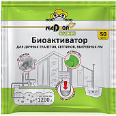  Биоактиватор для дачных туалетов и септиков, 50 гр., в порошке, универсальный, Nadzor Garden/60/30 BIOWC4 