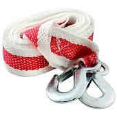 Трос полиэстер длина 5 м лента 65 мм нагрузка на разрыв 12 тонн крюки 510 гр закалка STAFF SKYWAY Трос полиэстер длина 5 м лента 65 мм нагрузка на разрыв 12 тонн крюки 510 гр закалка STAFF SKYWAY