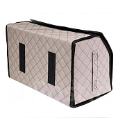 Органайзер в багажник экокожа 30х30х50см серый/черный Органайзер в багажник экокожа 30х30х50см серый/черный