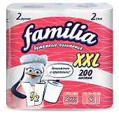  Бумажные полотенца Hayat Familia бумажные XXL2 слоя 2 рулона Арт.5048786 (ф12) 