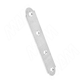 Пластина крепежная мебельная 100x17x1,5мм, цинк Пластина крепежная мебельная 100x17x1,5мм, цинк