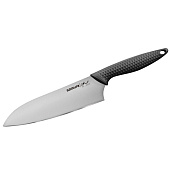 Нож кухонный Сантоку Samura GOLF Stonewash  180мм SG-0095B/K