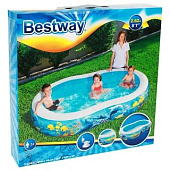 Бассейн надувной "Подводный мир" 262х157х46 см, от 3 лет (54118) 499417 Бассейн надувной "Подводный мир" 262х157х46 см, от 3 лет (54118) 499417