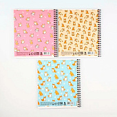 Тетрадь А5, 48 л на спирали 3 шт., внутренний блок №1 МИКС «Корги» 10187362 Тетрадь А5, 48 л на спирали 3 шт., внутренний блок №1 МИКС «Корги» 10187362