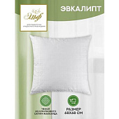 Подушка 68х68 "Эвкалипт", наполнитель "Лебяжий пух", на молнии, без капсулы, без канта вес наполнителя 1,08 кг Подушка 68х68 "Эвкалипт", наполнитель "Лебяжий пух", на молнии, без капсулы, без канта вес наполнителя 1,08 кг