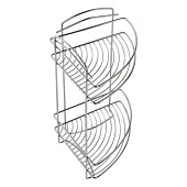  Полка двухъярусная угловая проволока стальная 09 Milardo 209WC20M44 Iddis 
