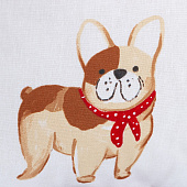 Комплект постельного белья Этель Dog party, полуторный, бязь, наволочка 50х70 см -1 шт, 7115437