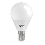 Лампа LED 7Вт Е14, шар, 4000К нейтр. бел. IEK