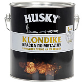 Краска по металлу глянцевая HUSKY-KLONDIKE Белая База А 2,5 л