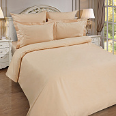 Простыня на резинке 140х200 Цвет Эмоций поплин, хлопок, бежевый, 1578 Простыня на резинке 140х200 Цвет Эмоций поплин, хлопок, бежевый, 1578