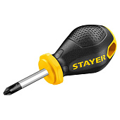Отвертка PH2x38мм, двухкомпонентная рукоятка, магнитный наконечник STAYER Отвертка PH2x38мм, двухкомпонентная рукоятка, магнитный наконечник STAYER