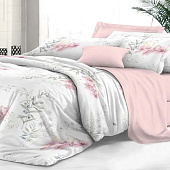  Комплект постельного белья Sateen De Luxe Аркада, Семейный, наволочки 2 шт. 70х70 см, сатин, 144 
