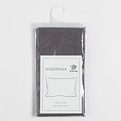 Наволочка 50х70 Этель цв.серый, 100% хлопок, бязь, 9046008 Наволочка 50х70 Этель цв.серый, 100% хлопок, бязь, 9046008