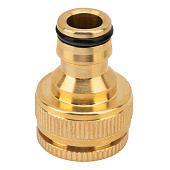 Адаптер латунный, 1/2"-3/4", внутр/ резьба, с переходником/ PALISAD 65820 Адаптер латунный, 1/2"-3/4", внутр/ резьба, с переходником/ PALISAD 65820