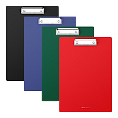 Папка-клипборд А4 ErichKrause пластик Matt Classic, ассорти, 55125 Папка-клипборд А4 ErichKrause пластик Matt Classic, ассорти, 55125