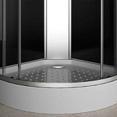 Душевая кабина 90х90х215 1/4 круга низкий поддон стекло 4мм тонированное 8420 ODA Душевая кабина 90х90х215 1/4 круга низкий поддон стекло 4мм тонированное 8420 ODA