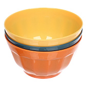 Набор салатников ,пластиковый, "Тунис" 600мл 14х8см,микс 312-1537 Набор салатников ,пластиковый, "Тунис" 600мл 14х8см,микс 312-1537