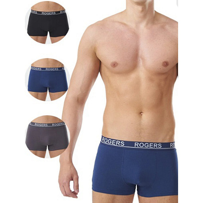  Трусы-шорты мужские 80429, микс, р. L 