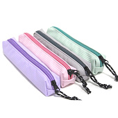 Пенал мягкий прямоугольный 21х4х4 см на молнии, полиэстер-вельвет, ассорти, PN08601 Пенал мягкий прямоугольный 21х4х4 см на молнии, полиэстер-вельвет, ассорти, PN08601