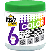 Пятновыводитель кислородный Vash Gold для цветного белья 550гр COLOR 308298 Пятновыводитель кислородный Vash Gold для цветного белья 550гр COLOR 308298