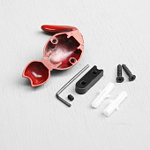 Крючок мебельный CAPPIO CAT красный 9608738 Крючок мебельный CAPPIO CAT красный 9608738