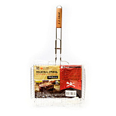 Решетка-гриль глубокая 1-2.SALE 35х25х6см дл.65см хром.сталь дер. 795371 Решетка-гриль глубокая 1-2.SALE 35х25х6см дл.65см хром.сталь дер. 795371