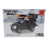  Конструктор Titan Form Heroes, Военная техника-трансформер, 82 детали, 18х13 см, 25638-4 