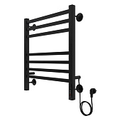 Полотенцесушитель электрический Ancona 500/600 электрический черный R 7 кв. пер. Azario Полотенцесушитель электрический Ancona 500/600 электрический черный R 7 кв. пер. Azario