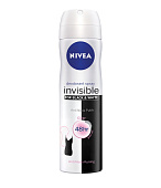 Дезодорант спрей Nivea женкий Clear Черн/Бел 150 мл
