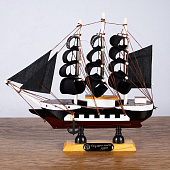 Корабль «Ариадна», 20х5х19см, черные паруса 4415138 Корабль «Ариадна», 20х5х19см, черные паруса 4415138