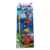 Набор Рыбалка (спиннинг + 4 рыбки) 52х19см / блистер 2035-1 Набор Рыбалка (спиннинг + 4 рыбки) 52х19см / блистер 2035-1