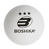  Набор мячей для настольного тенниса BOSHIKA Expert 3, d=40+ мм, 6 шт., белый 